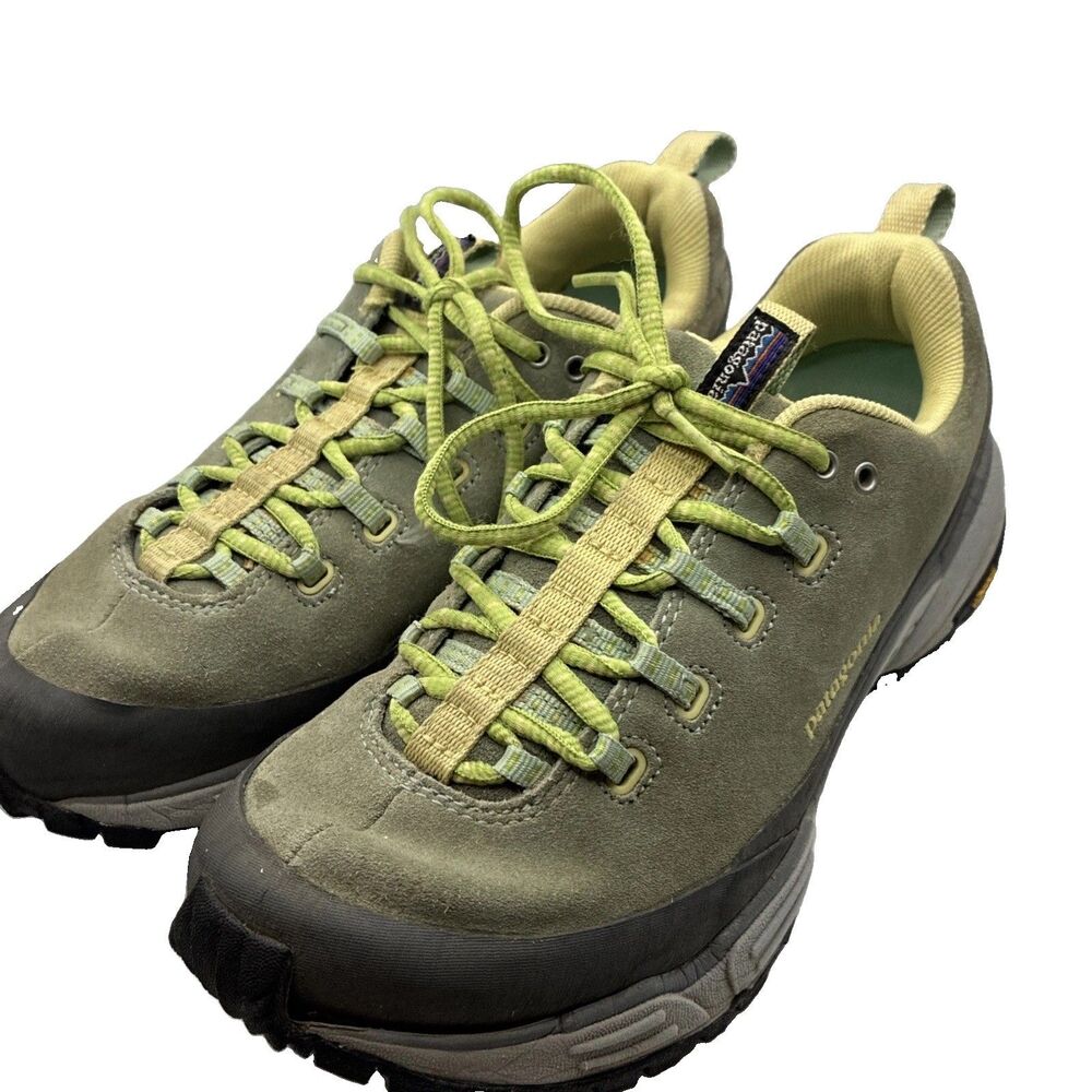 Patagonia Women’s Scree Shield Hiking Sneakers Gray Leather Performance 8.5